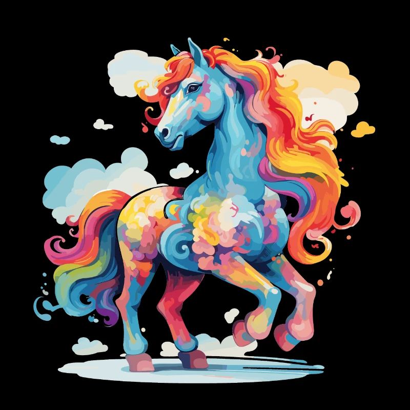 the colorful pony