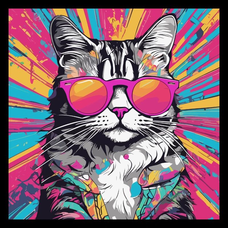 Neon Cat
