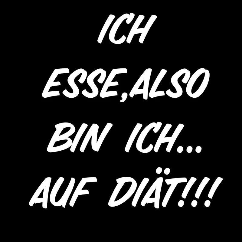 Ich also, also bin ich … auf Diät!!