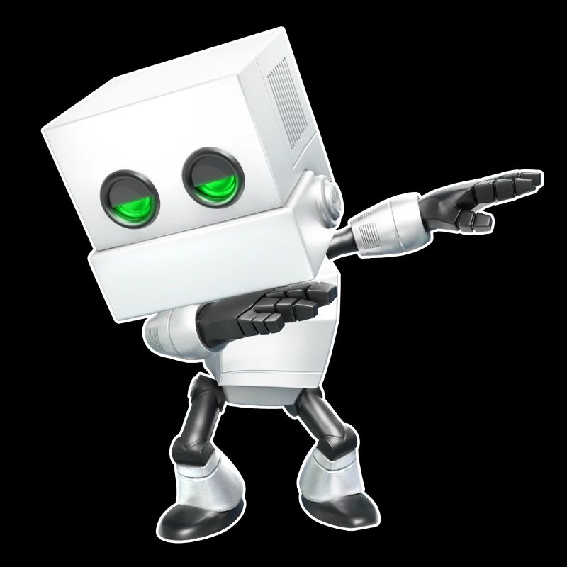 Dabbing Chibi Roboter