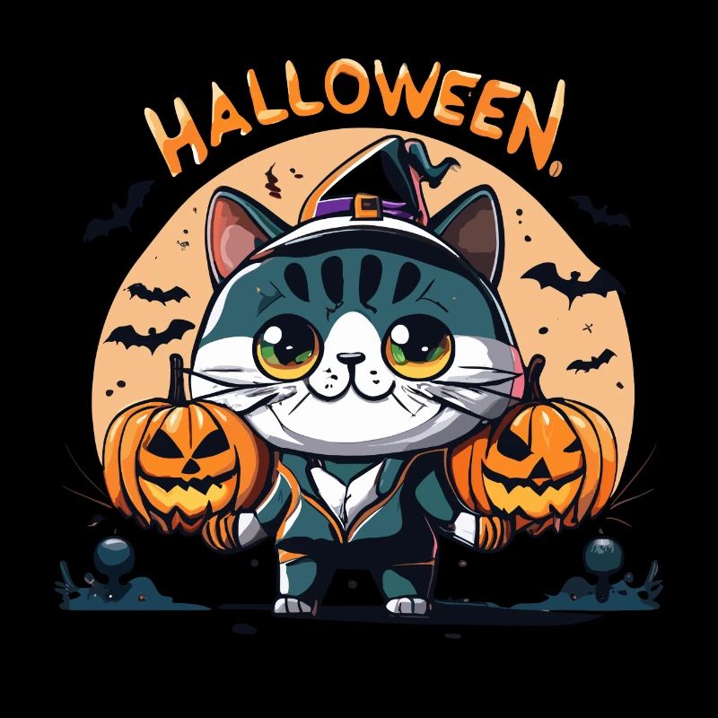 Chat d’Halloween