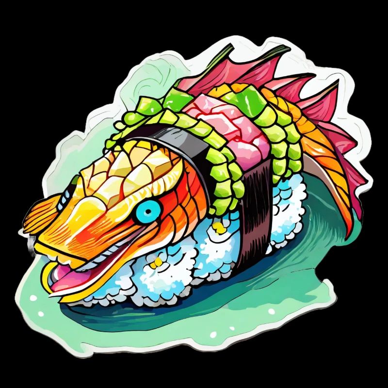 Sushi-Drache
