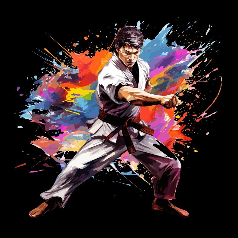 Karaté coloré