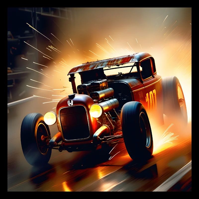 Rusty Hot Rod racing #7