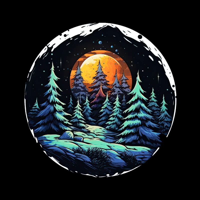 round christmas night