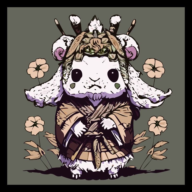 Ziege im Kimono