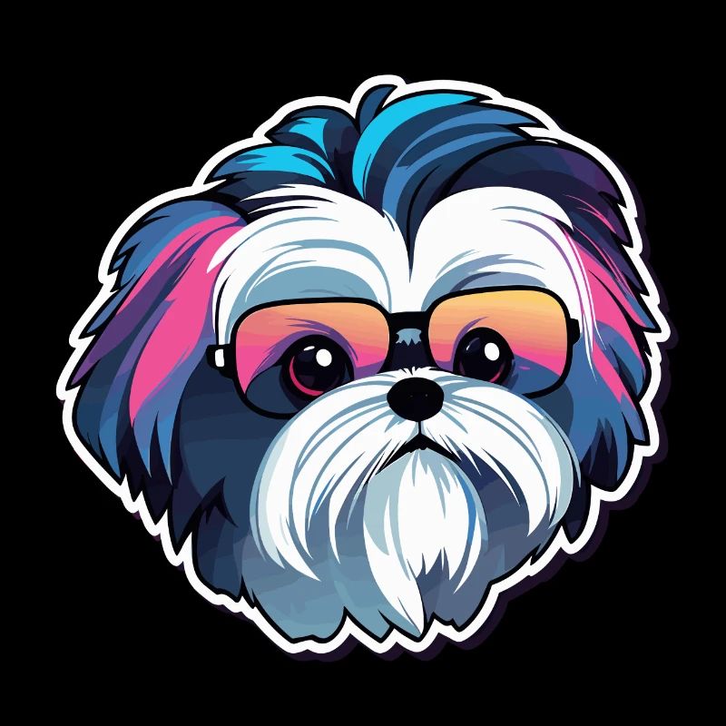 Shih Tzu Dog Drawing