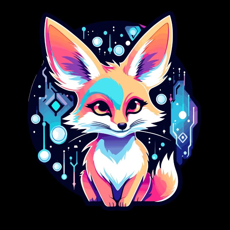Dessin de Fennec renard du désert