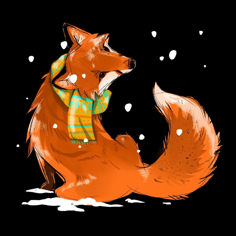 Fox in the snow