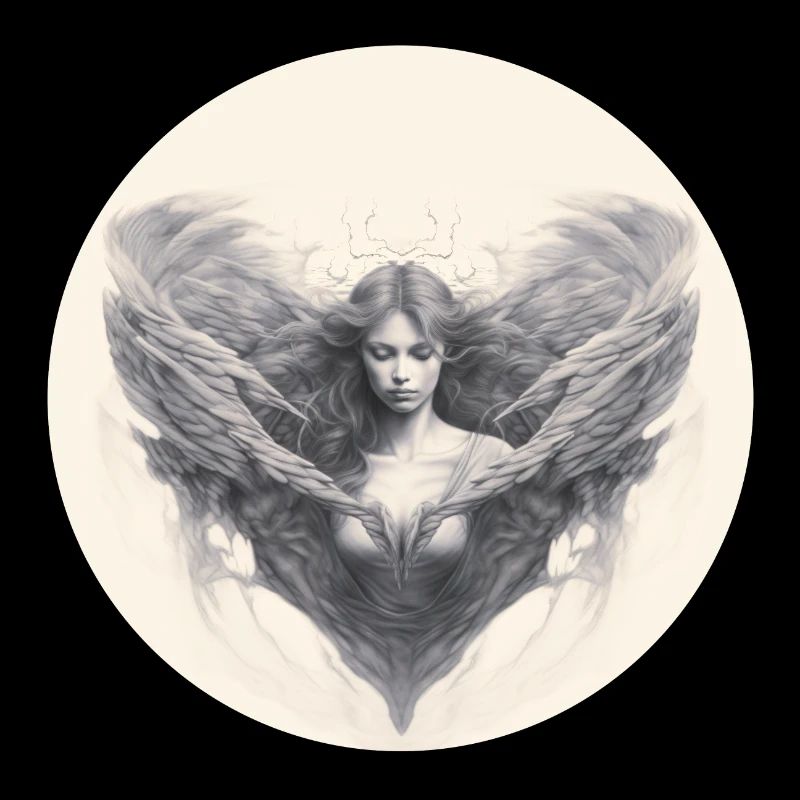 Nachdenklicher Engel