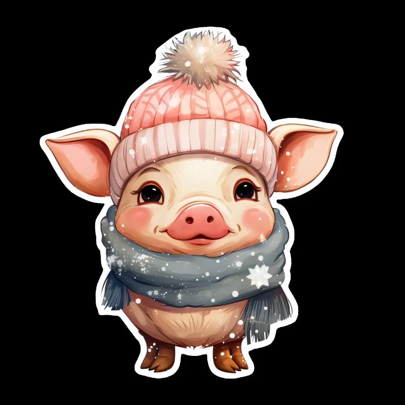 Cochon d’hiver amical
