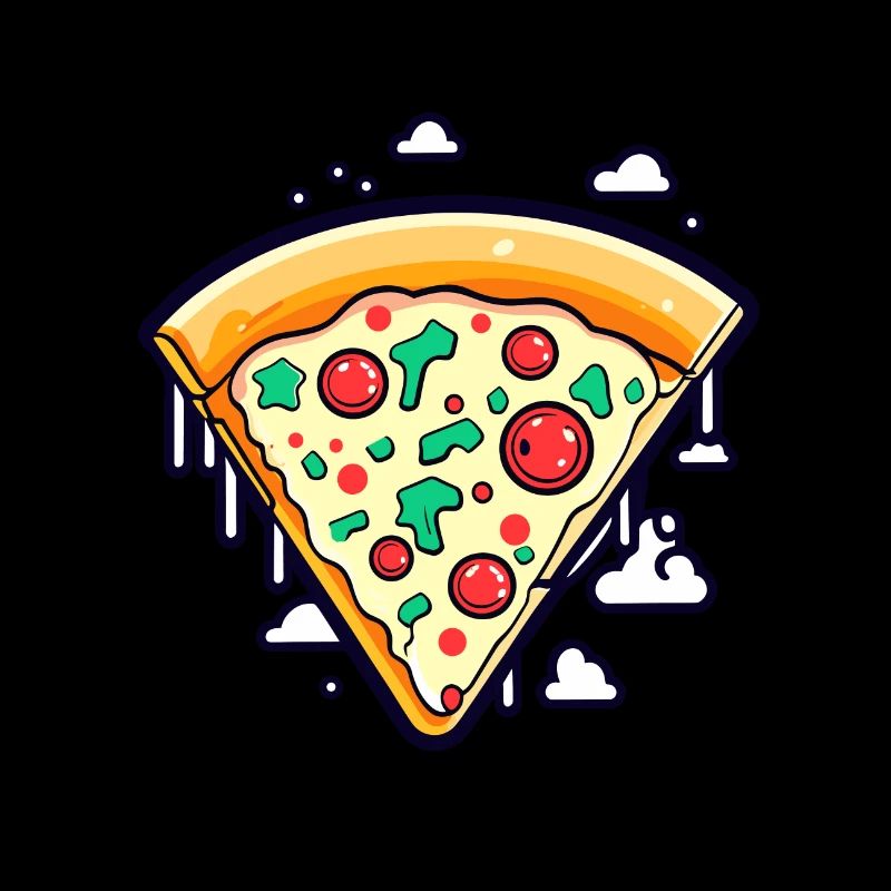 Pizza Slice Zeichnung