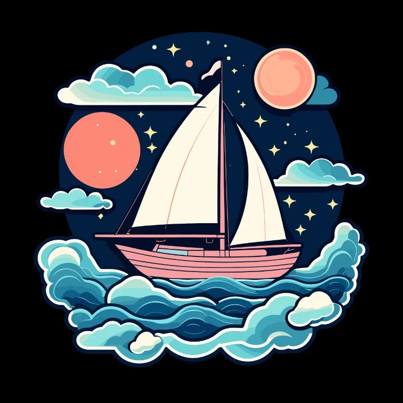 Segelboot Illustration