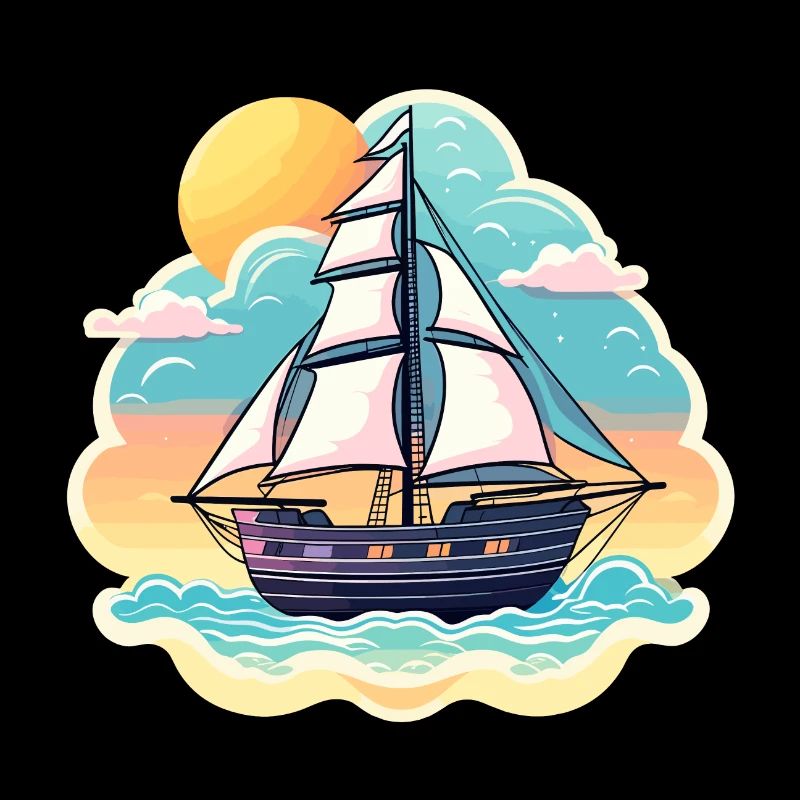 Segelboot Illustration