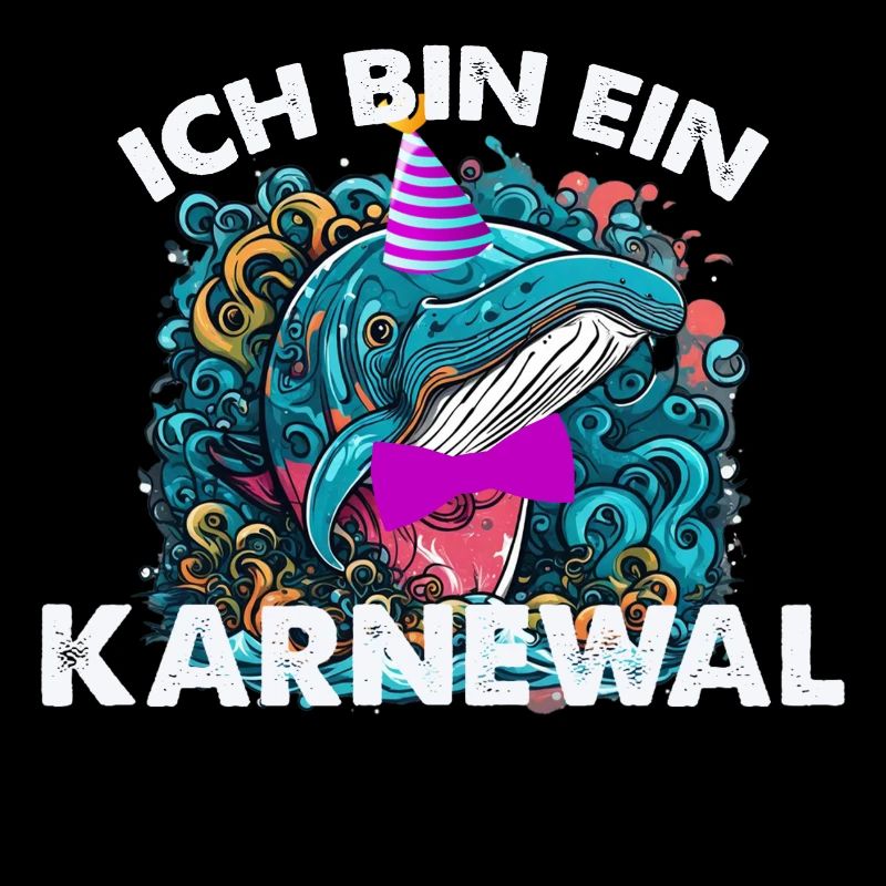 Ich bin ein Karnewal lustiger Karneval Spruch