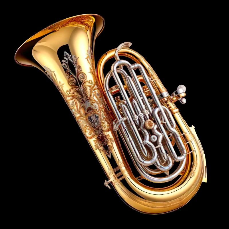 Le tuba est un instrument de cuivres graves