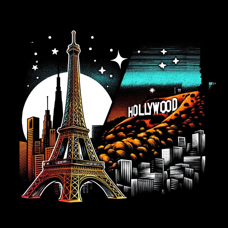 Eiffel Tower Hollywood Magic – City Magic at Nach