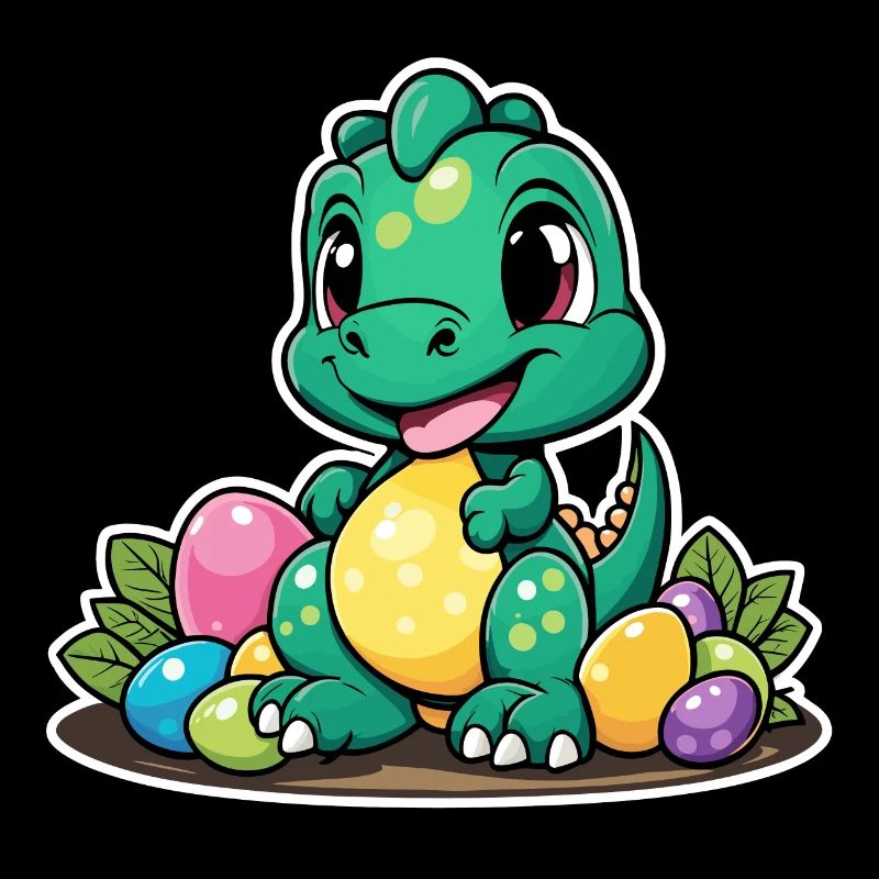 Dinosaurier Ostereier Ostern