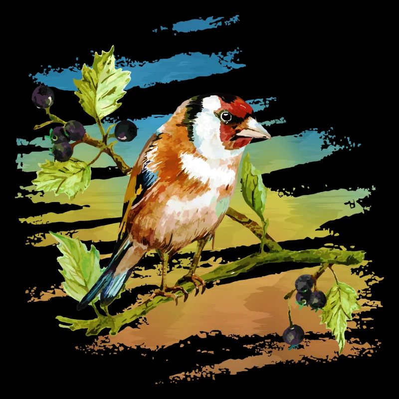 Oiseau coloré