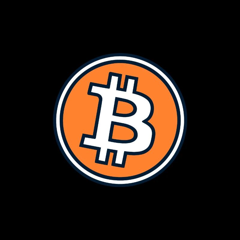 Orange Bitcoin Logo