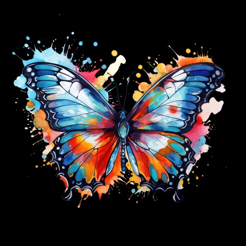 Regenbogen-Schmetterling