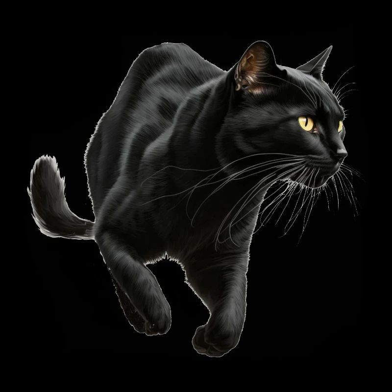 , Black Cat, Cat Picture