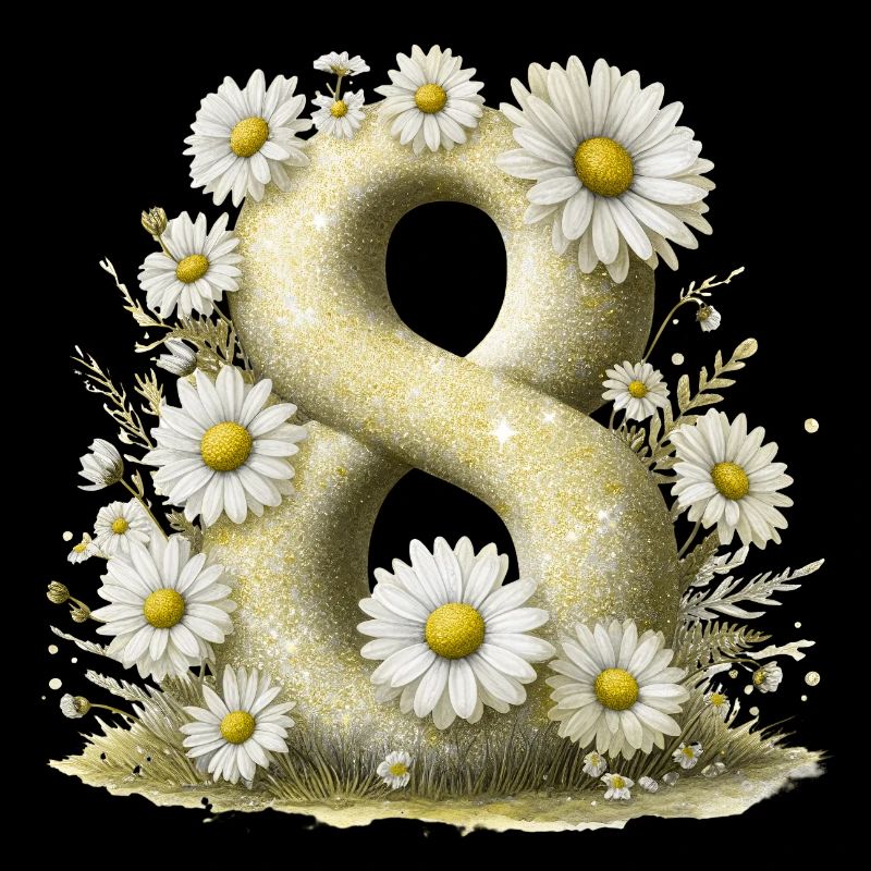 Nr. 8 eit digitale Hintergrundnummer Vektorzeichen Tal