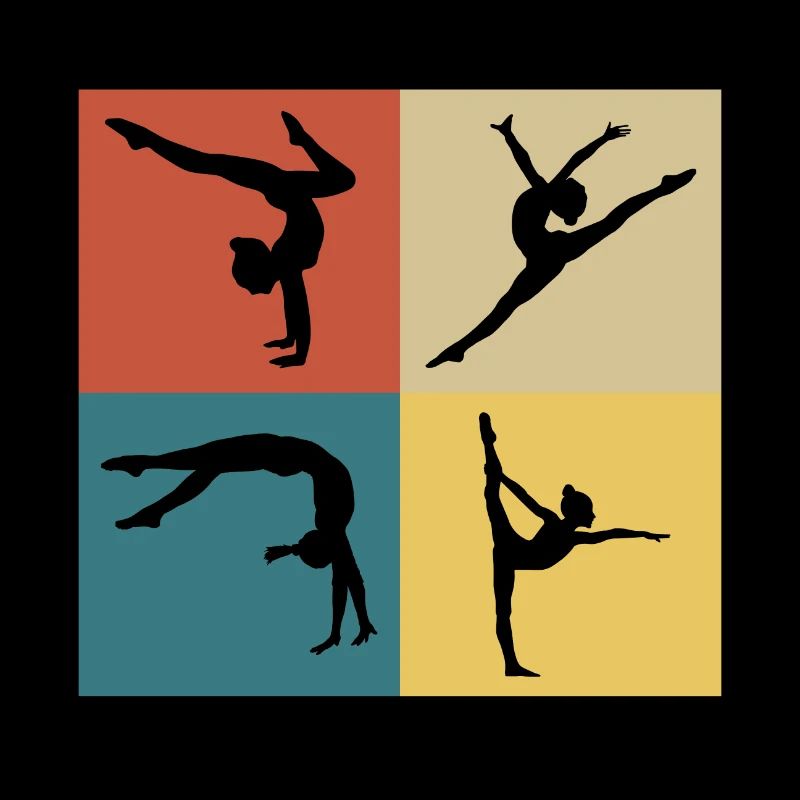 Retro-Vintage-Gymnastik