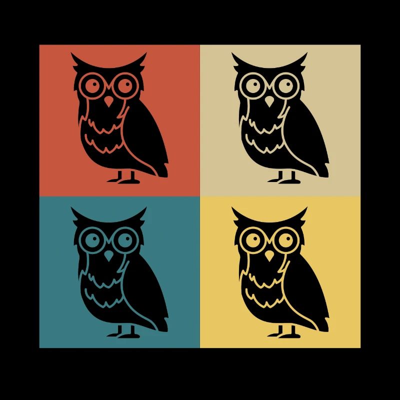 Retro Vintage Eule