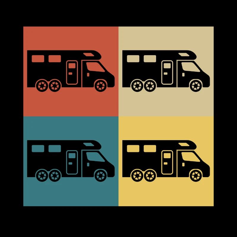Retro Vintage Campervan