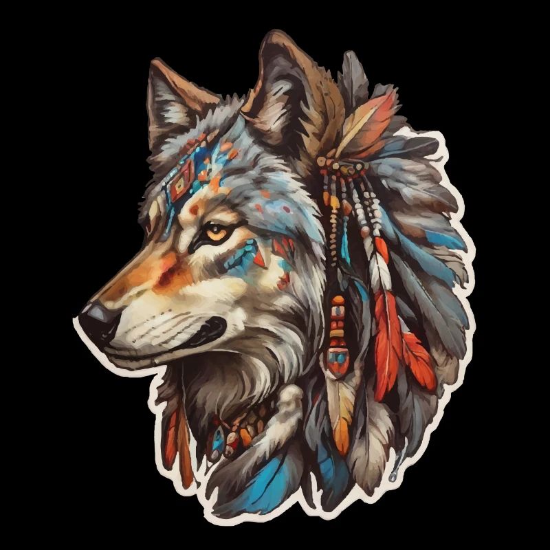 Wolf Indianer