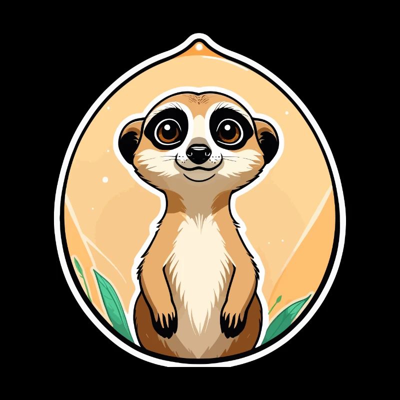 Suricate Illustration Mignonne