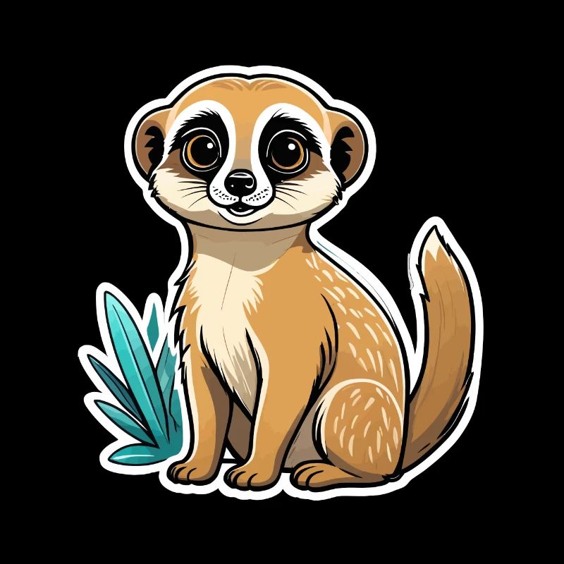 Suricate Illustration Mignonne