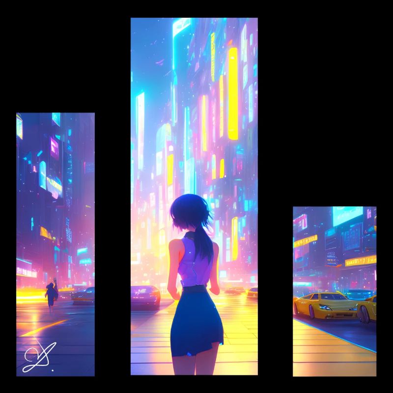 Mädchen in der Stadt