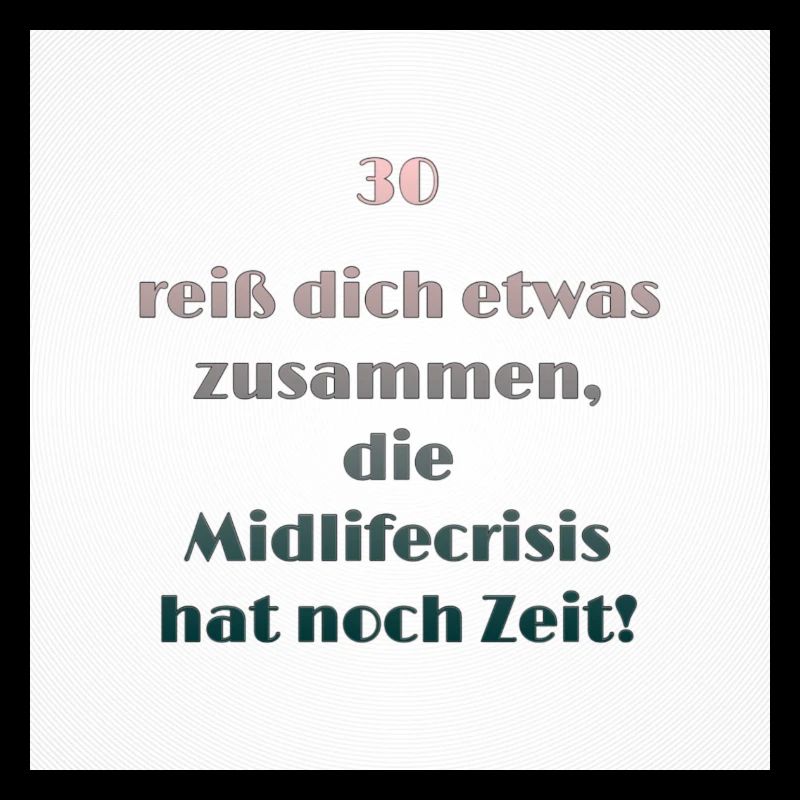 Conception du 30e anniversaire