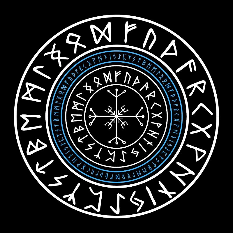 Wikinger Runen Kreis