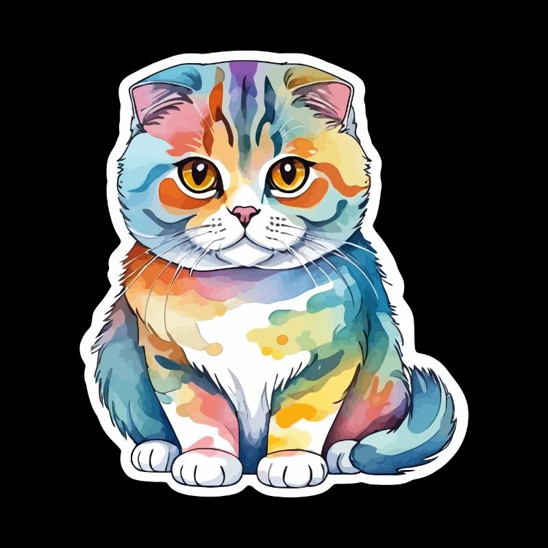 Scottish Fold Chat écossais à oreilles repliées