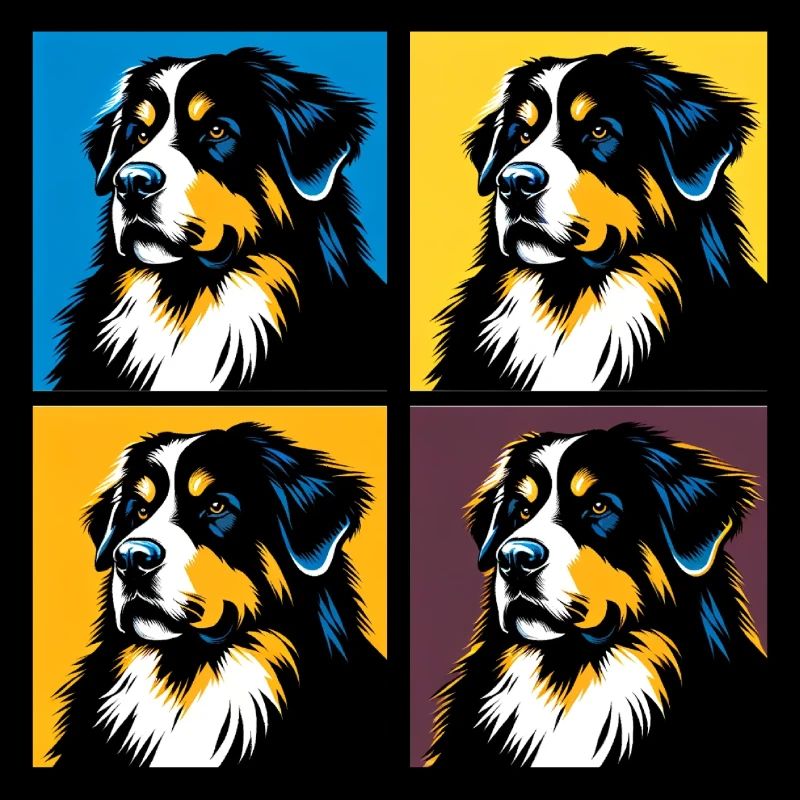 Pop Bouvier bernois chien Portrait