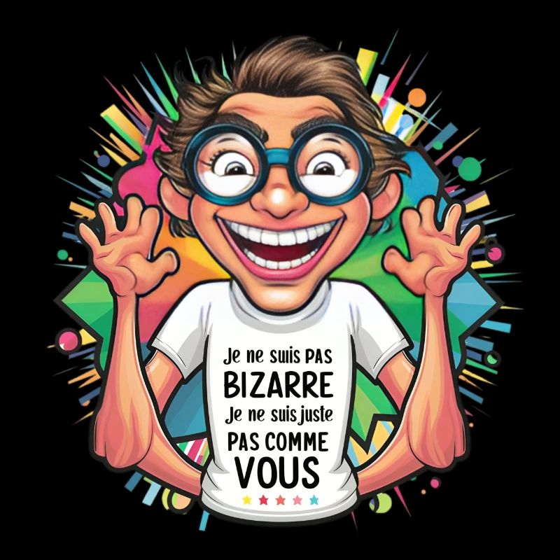 je ne suis pas bizarre je ne suis pas comme vous