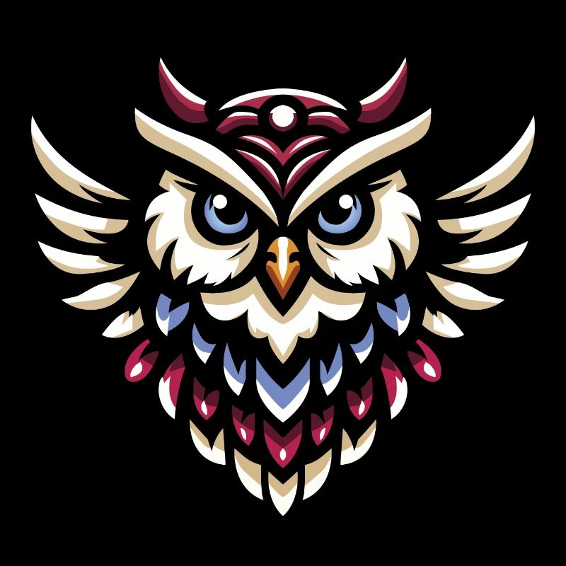 Coole fliegende Eule