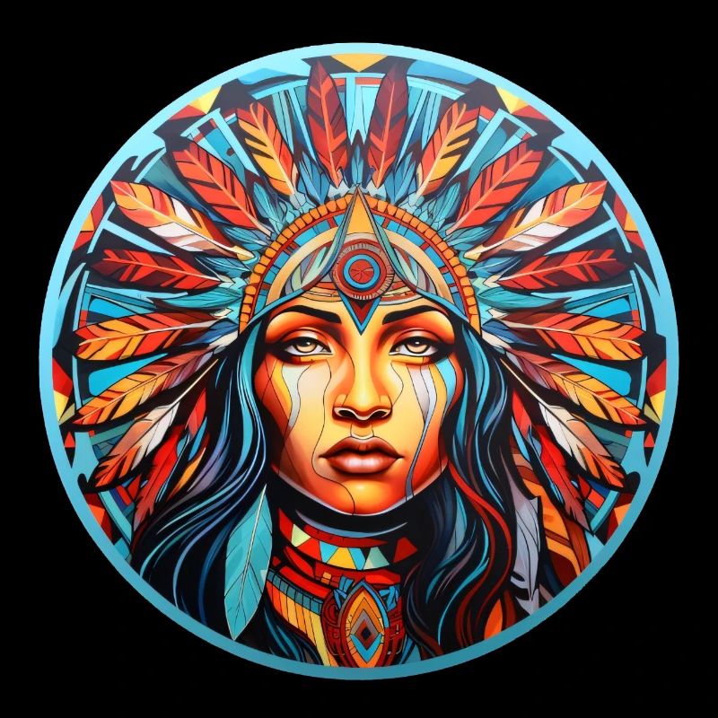 Squaw amérindienne