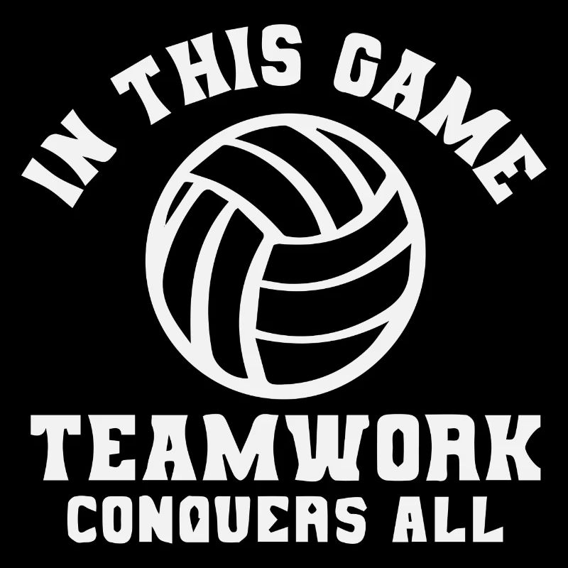 In This Game Teamwork volleyball