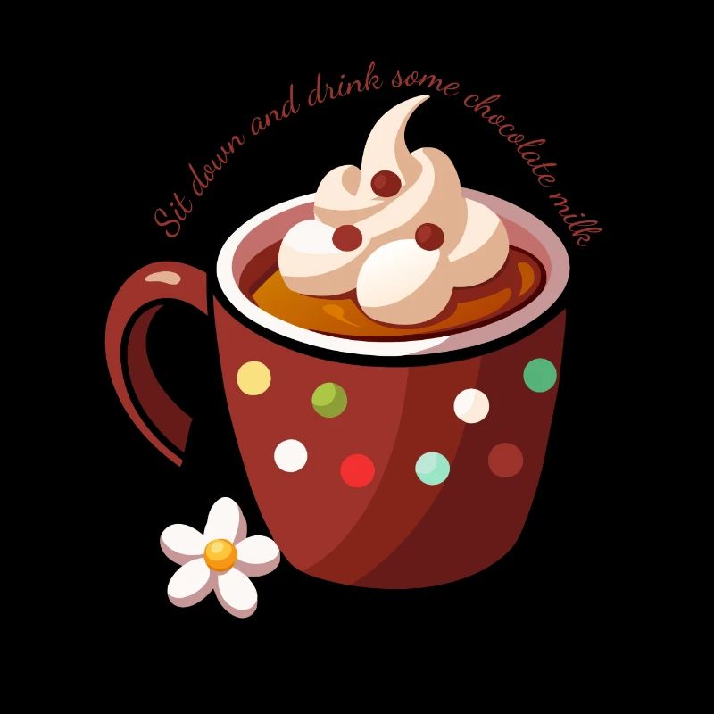 Sit down and drink some chocolate milk