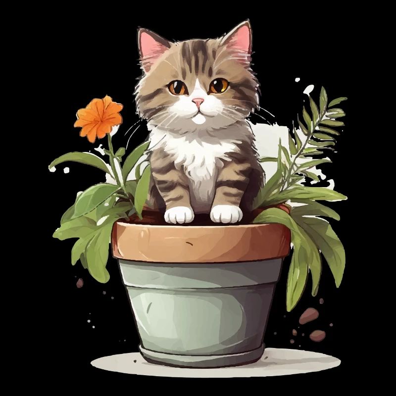 Cute Cat Flower