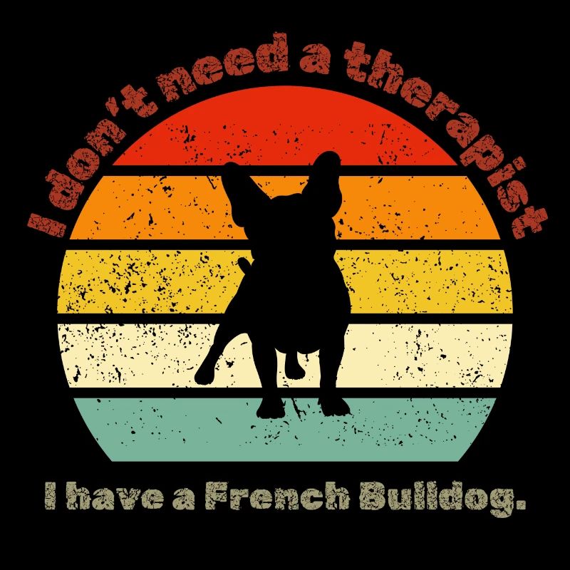 Bouledogue français rétro