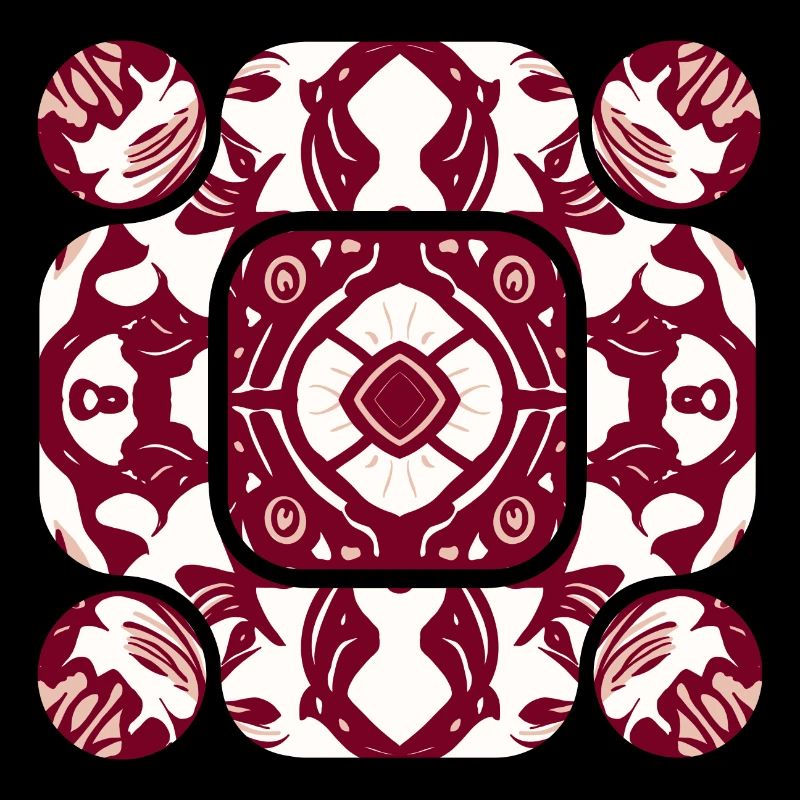 White and red abstraction