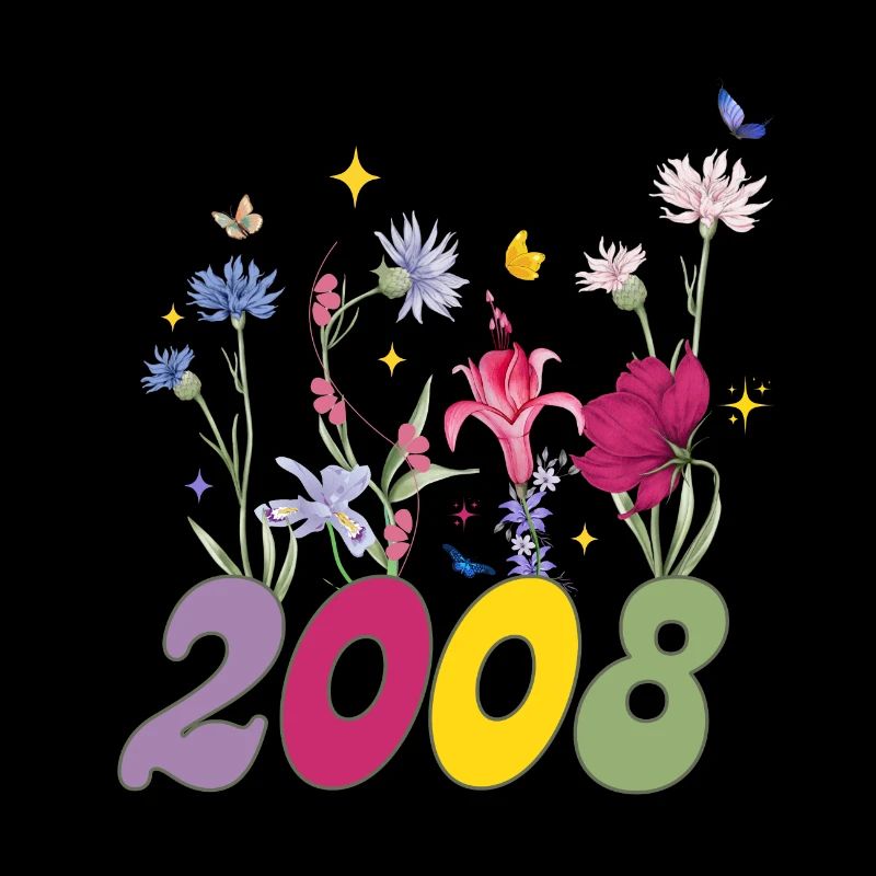 Année de naissance 2008 fleurs sauvages