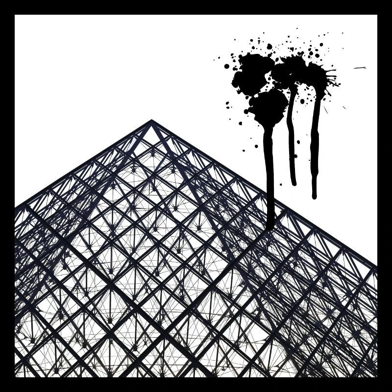 Geometric Paris Pyramid - Modern Abstract Design
