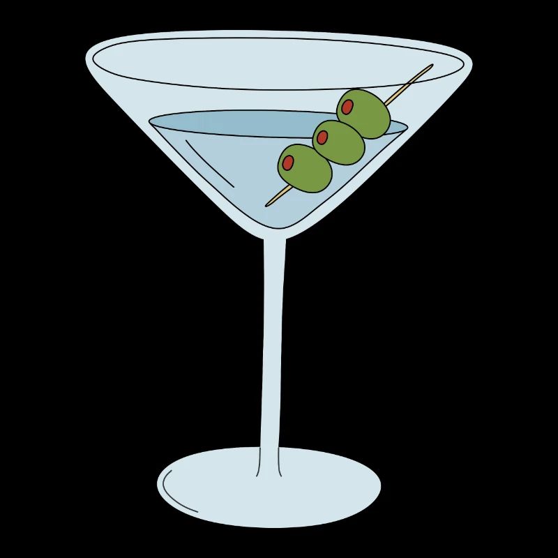 Martini mit Oliven