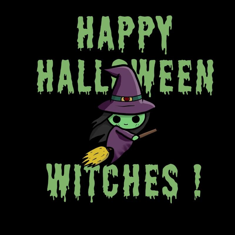 Conception de sorcières de joyeux Halloween